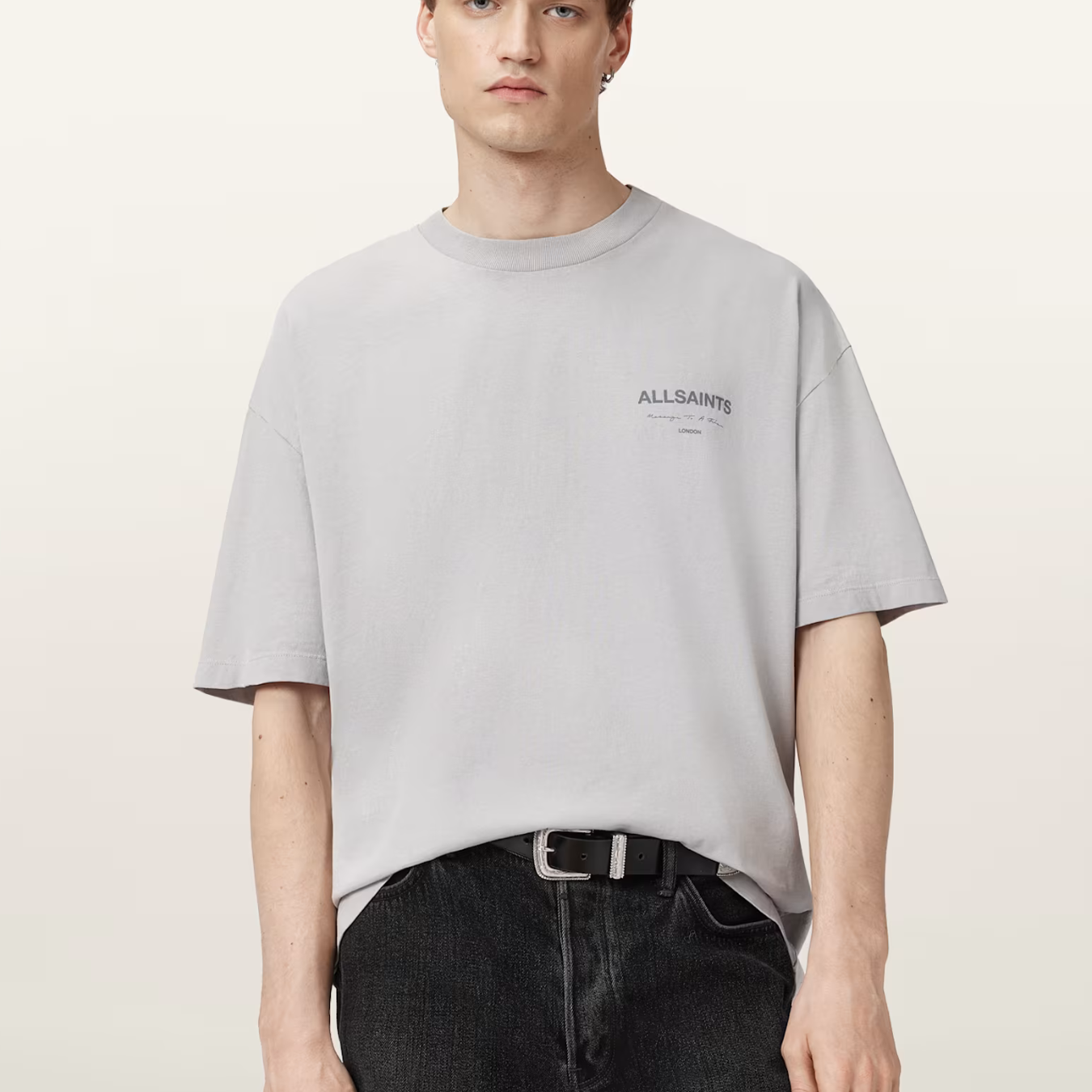 Tee All Saints Future Carbon Grey