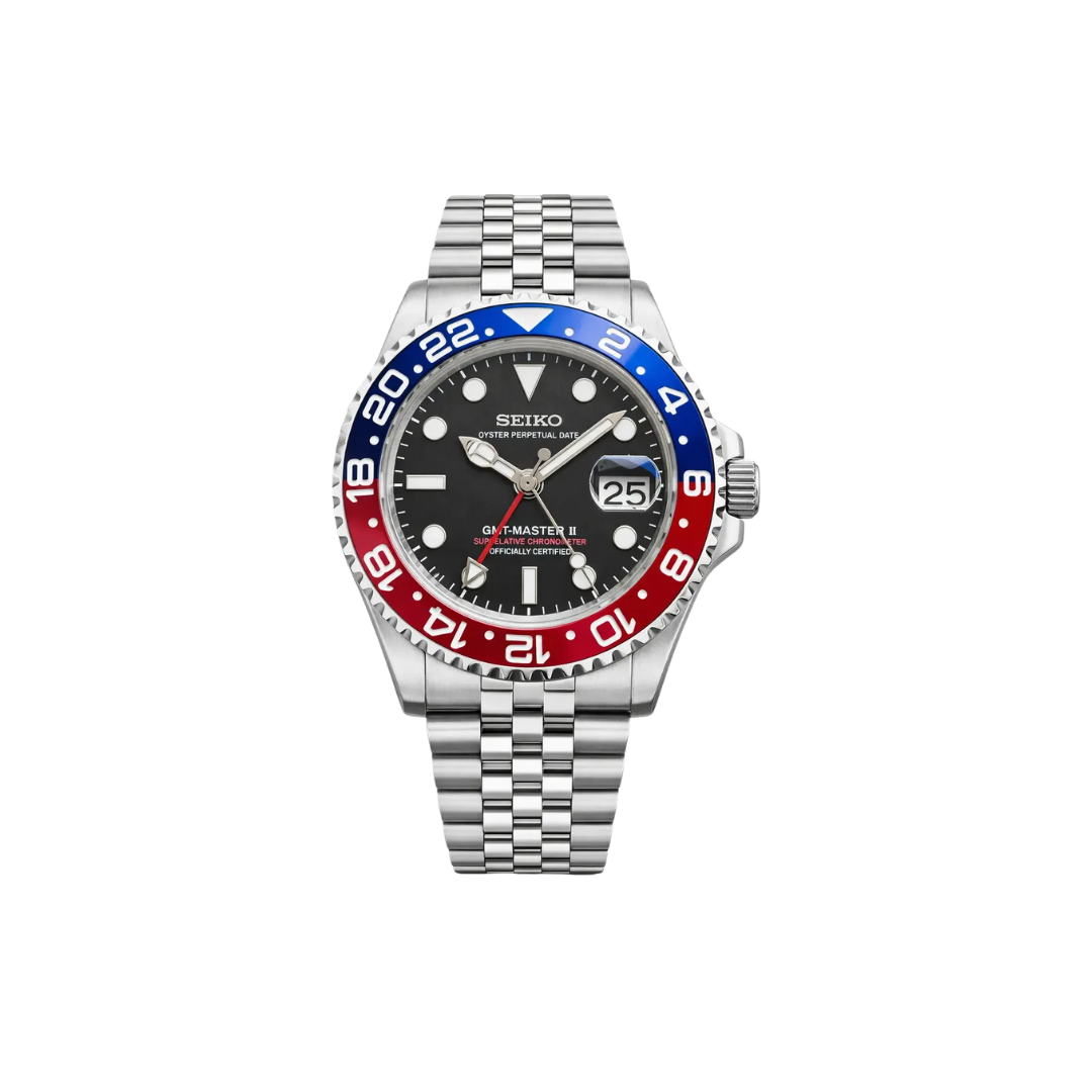 Seiko Mod 'GMT' Pepsi