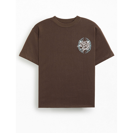 Tee Pacsun "Nightlab Moon" Brown