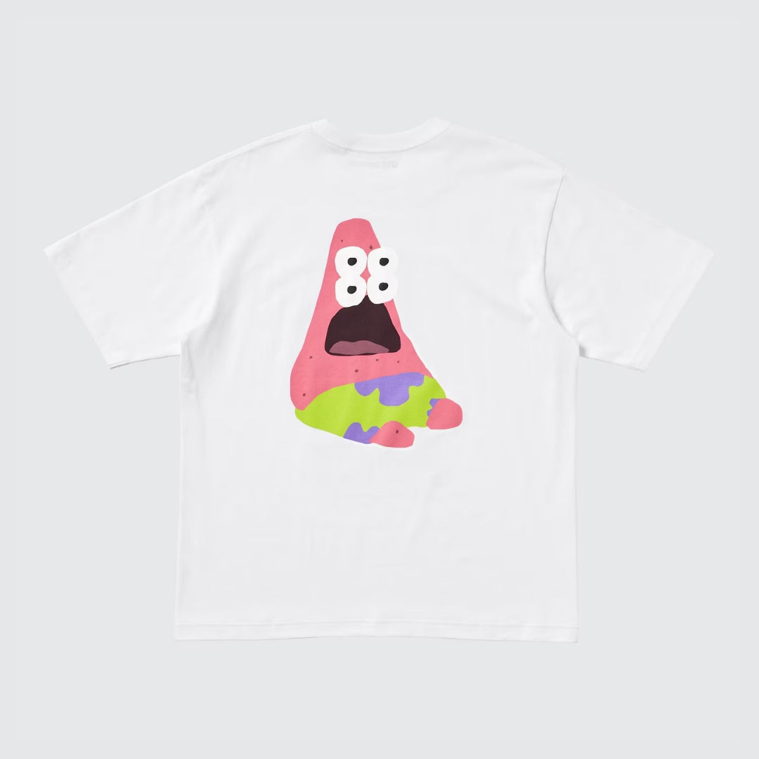 SpongeBob SquarePants Cactus Plant Flea Market UT Graphic T-Shirt Smile White