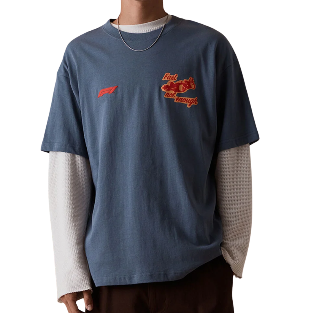 Tee F1 x Pacsun "LEGA" Blue