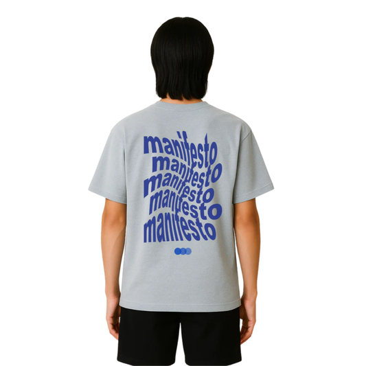Tee Nmd "Manifesto" Blue