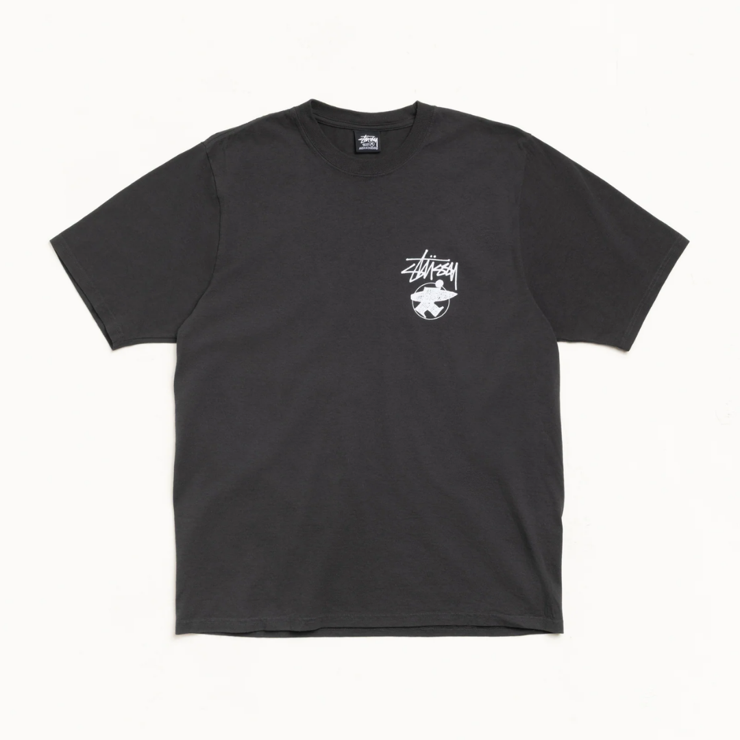 Tee Stussy "Long Haul" Black