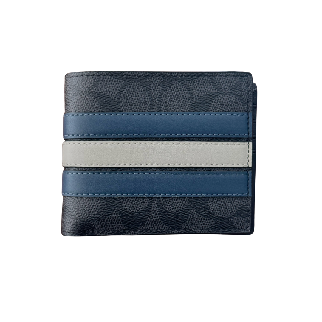 Cartera Coach Tarjetero "Stripes"