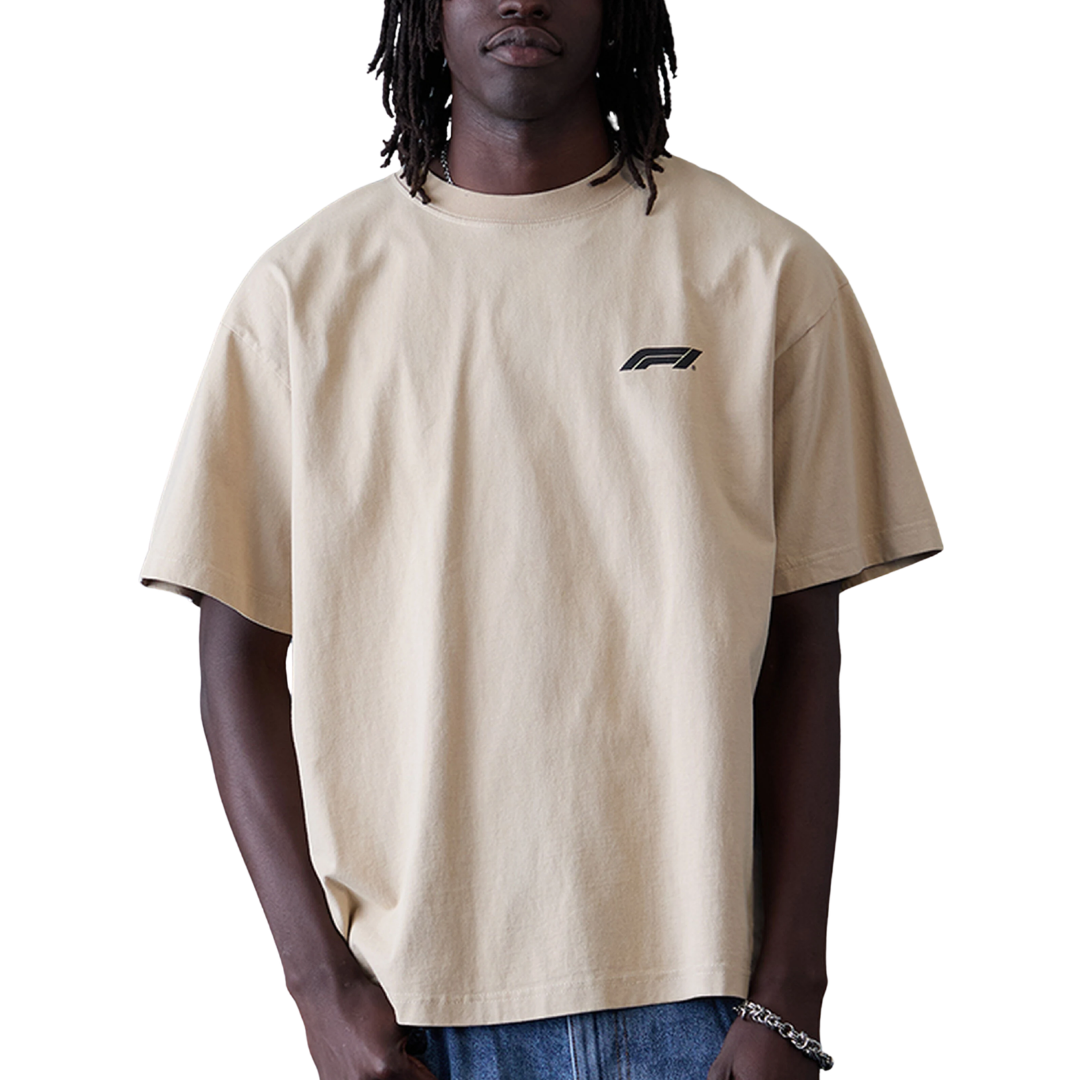 Tee F1 x Pacsun "Barcelona Colores" Beige