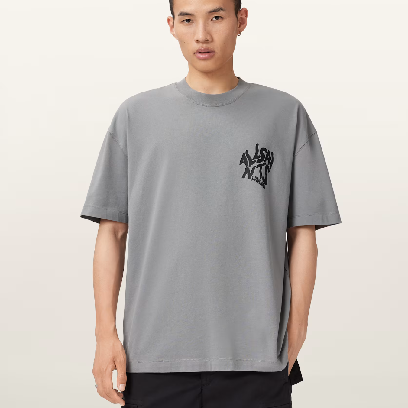 Tee All Saints Orlando March Grey
