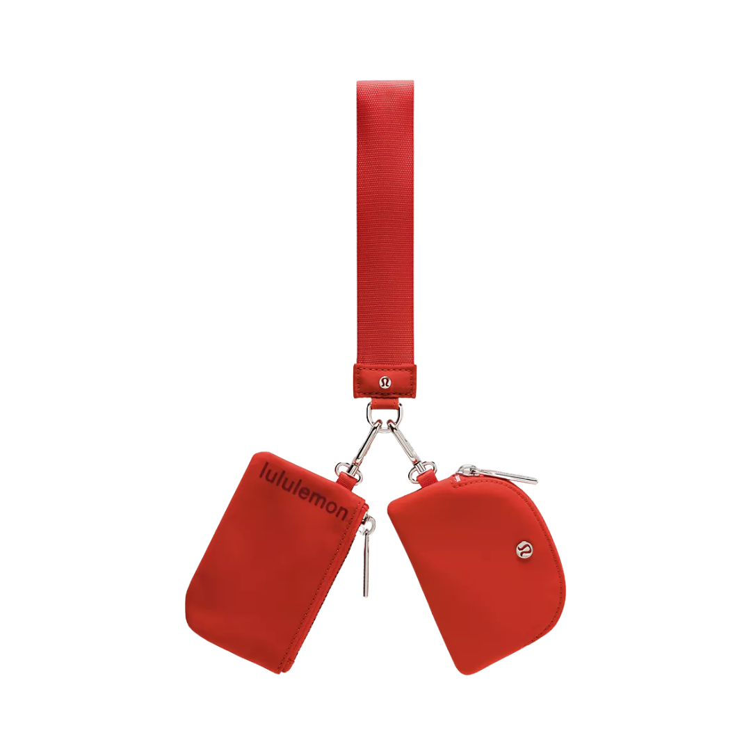 Lululemon Dual Pouch Wristlet Cytrus