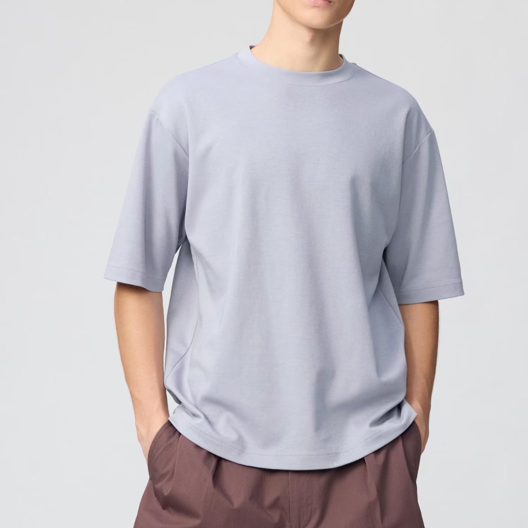Tee Uniqlo AIRSM Light Purple