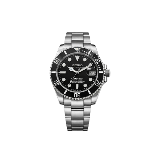 Seiko Mod 'Submariner' Carátula Negra