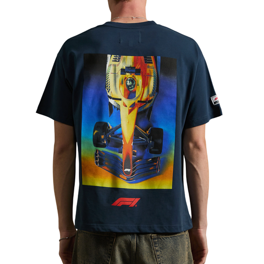 Tee F1 x Pacsun "HEAT MAP" Navy