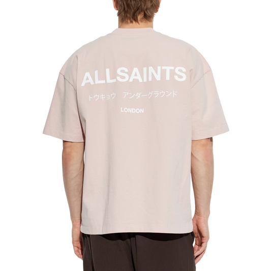 Tee All Saints "Underground" Sunbaked Pink
