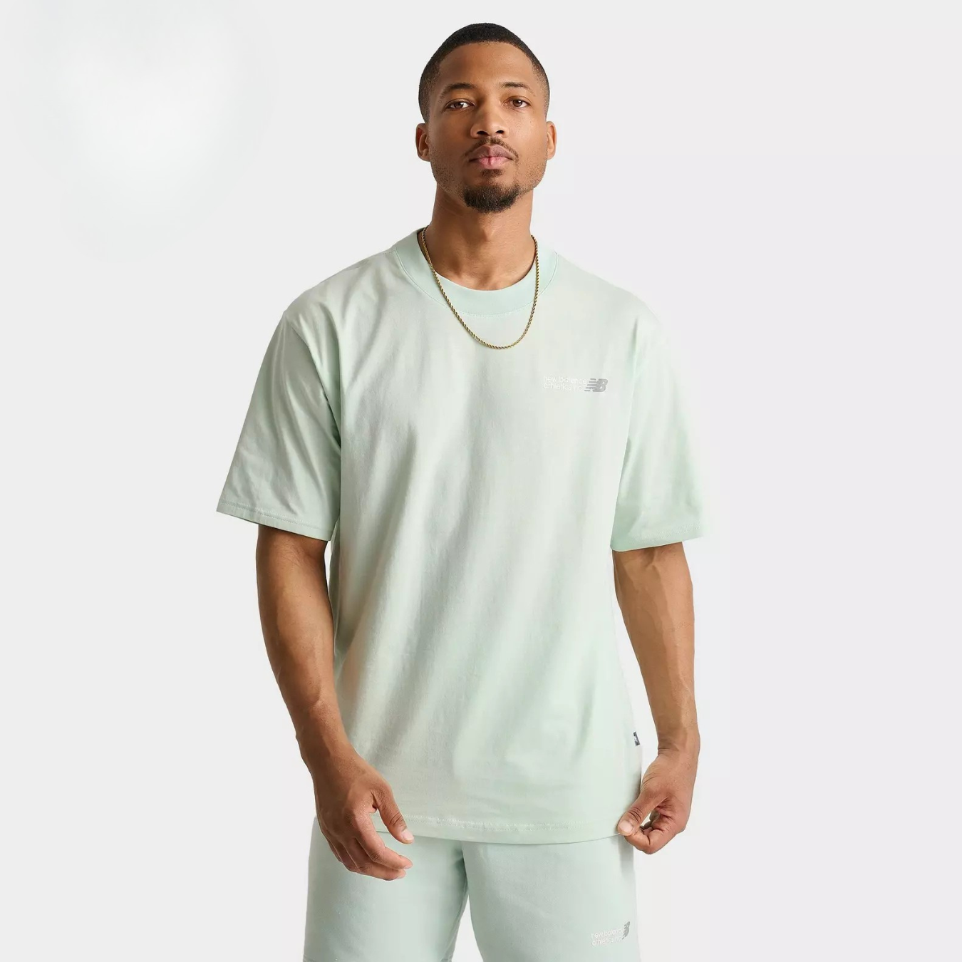 Tee New Balance Logo Ov SS Light Green