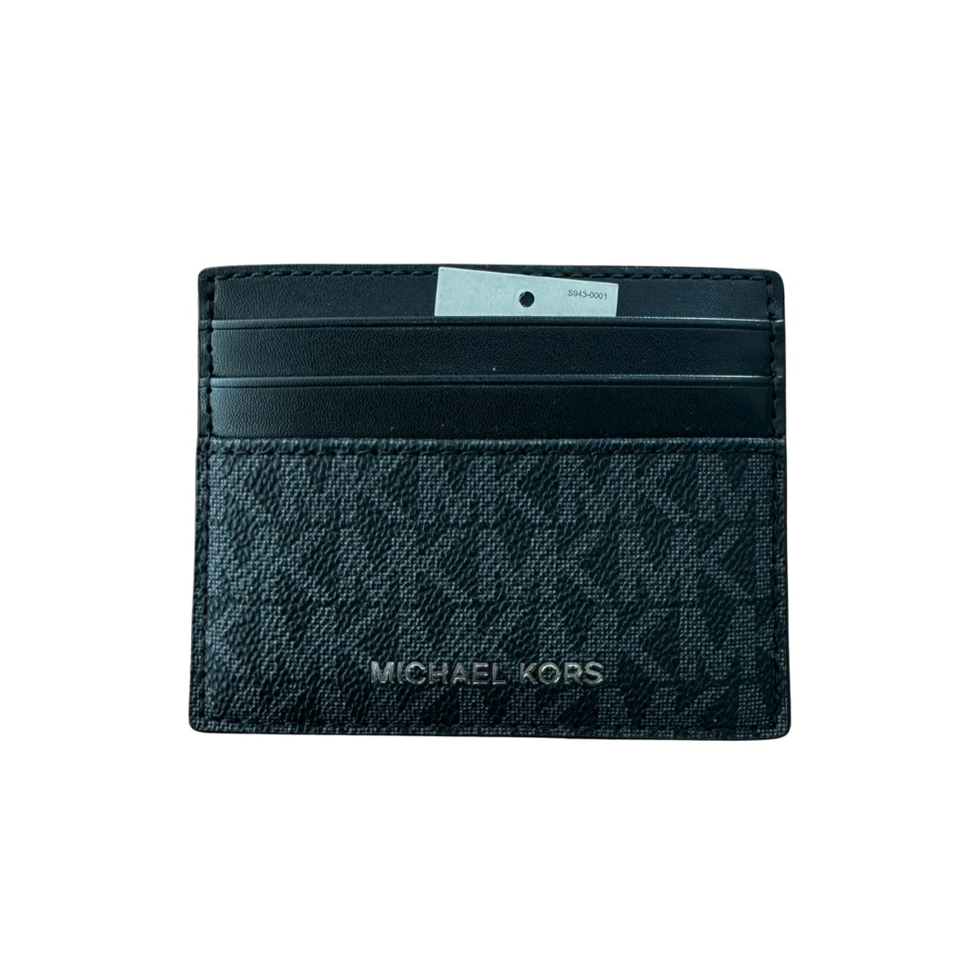 Tarjetero Micheal Kors "Black Monogram"