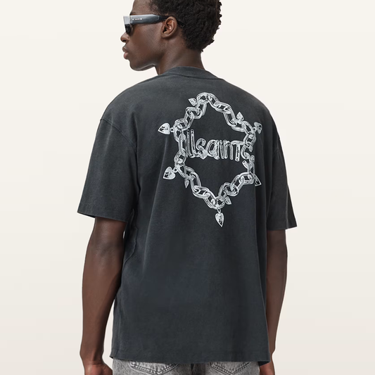 Tee All Saints Drip Washed Black