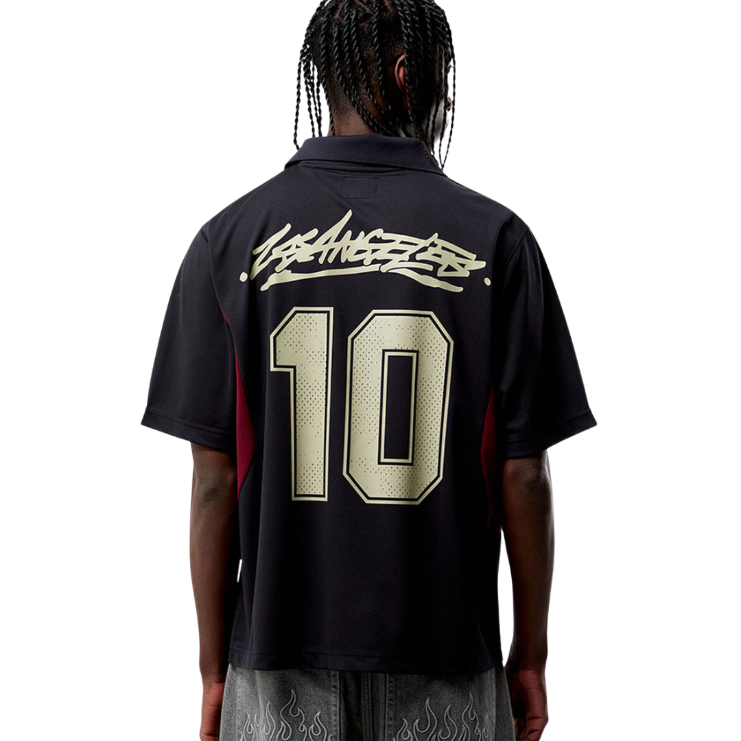 Tee Pacsun "LA 10 MICRO MESH SOCCER" Black