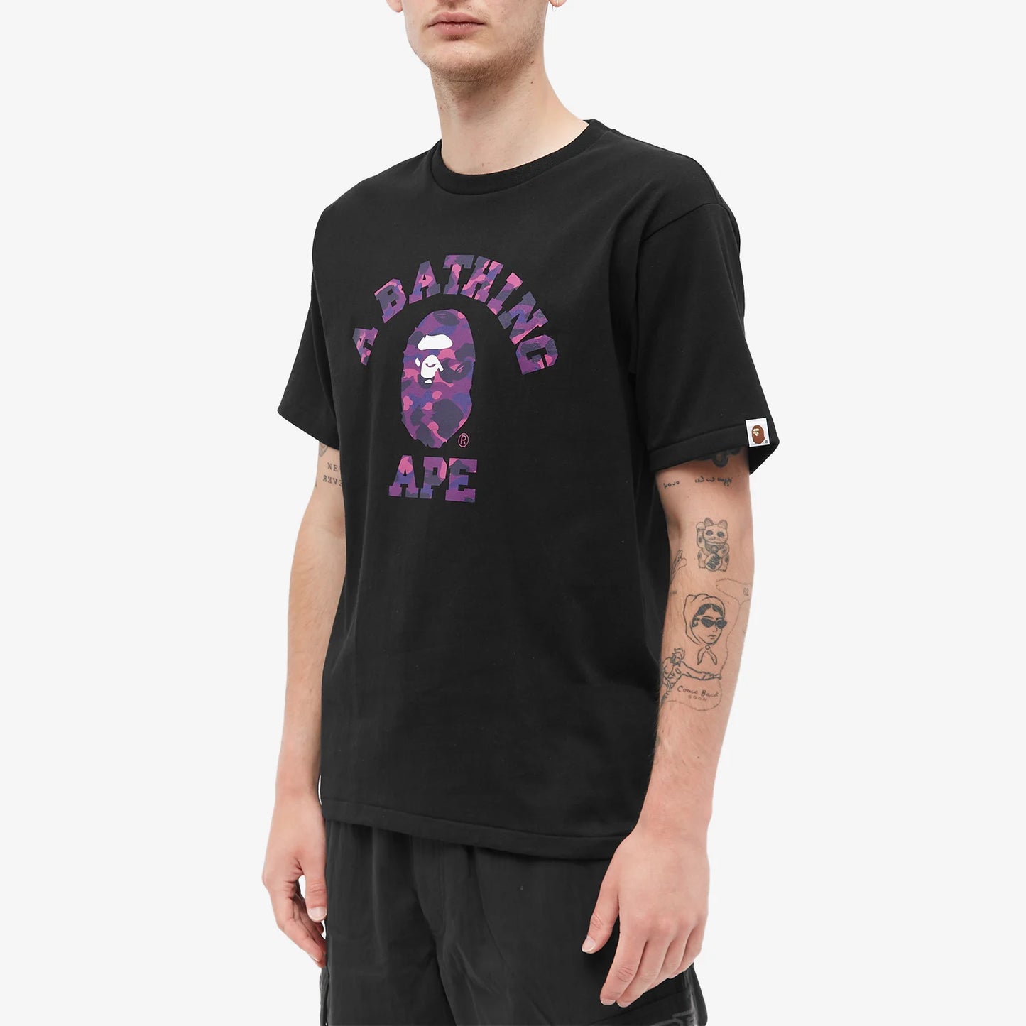 Tee Bape Camo Morado