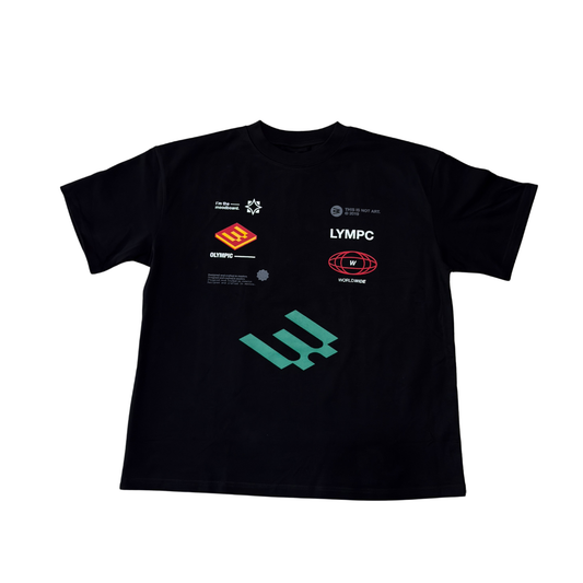 Tee Olympic "Race" Black