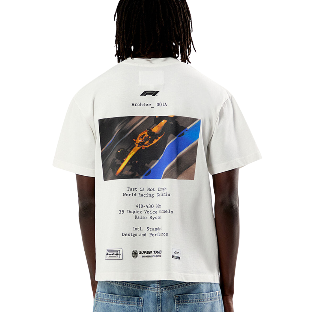 Tee Pacsun x F1 "ARCHIVAL 001" White