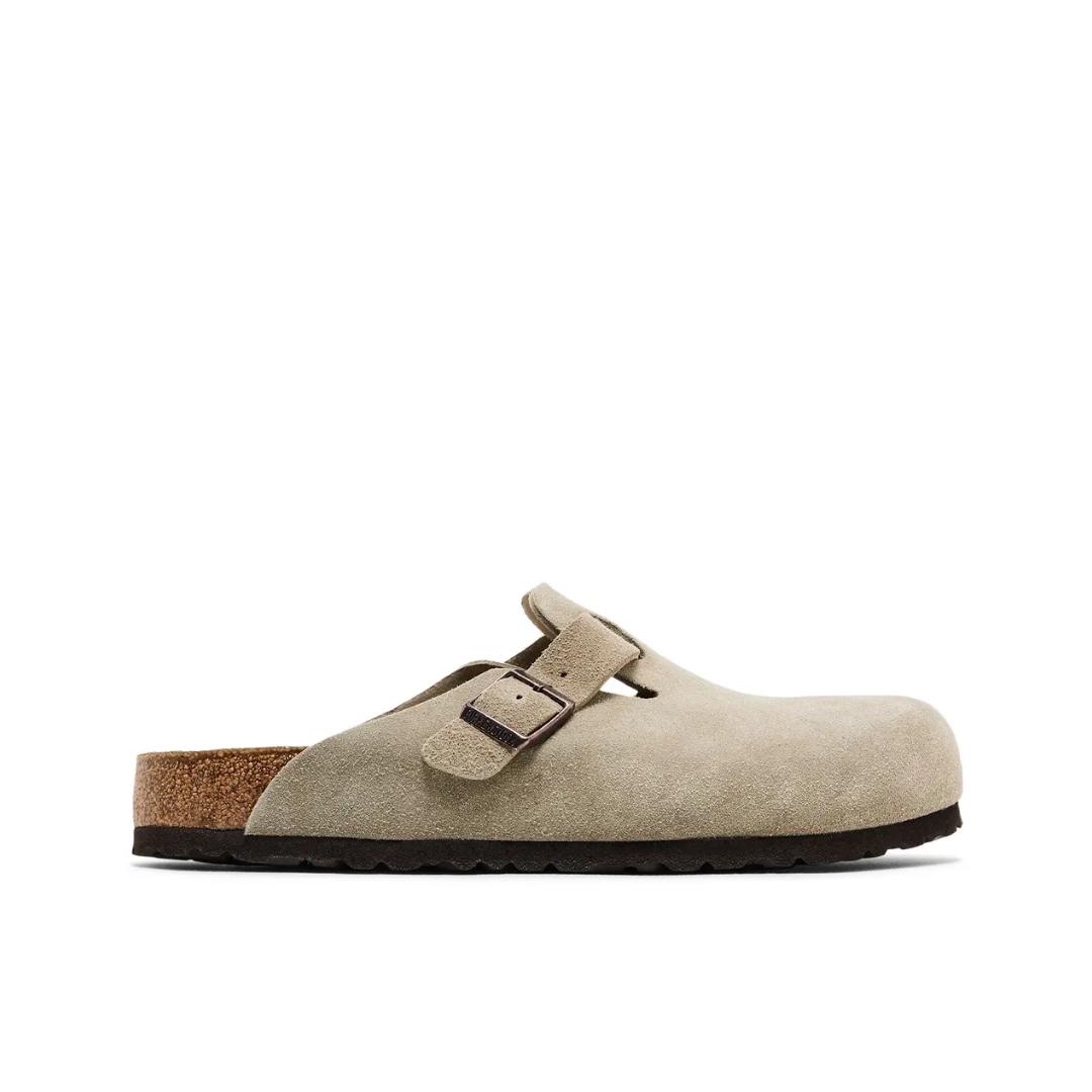 Birkenstock Boston Taupe Suede