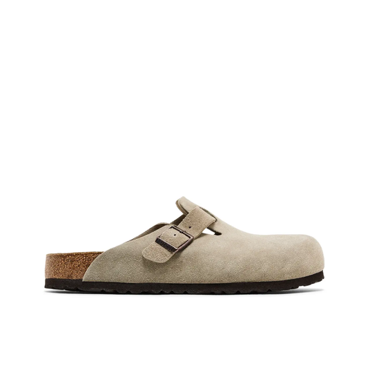 Birkenstock Boston Taupe Suede