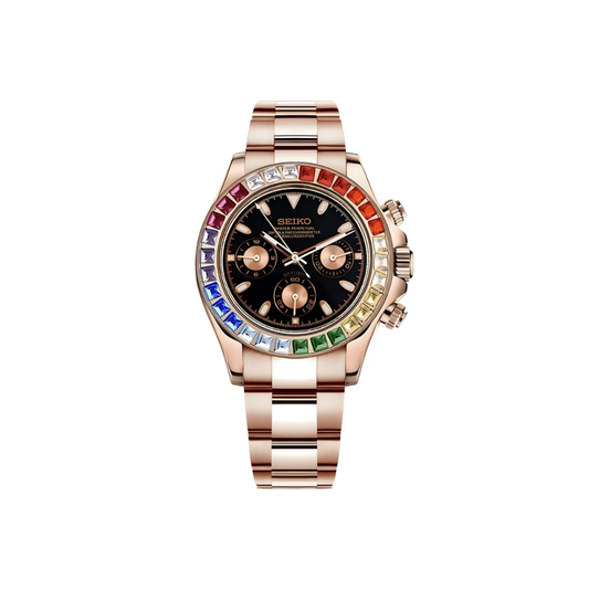 Seiko Mod "Daytona" Gold Rainbow