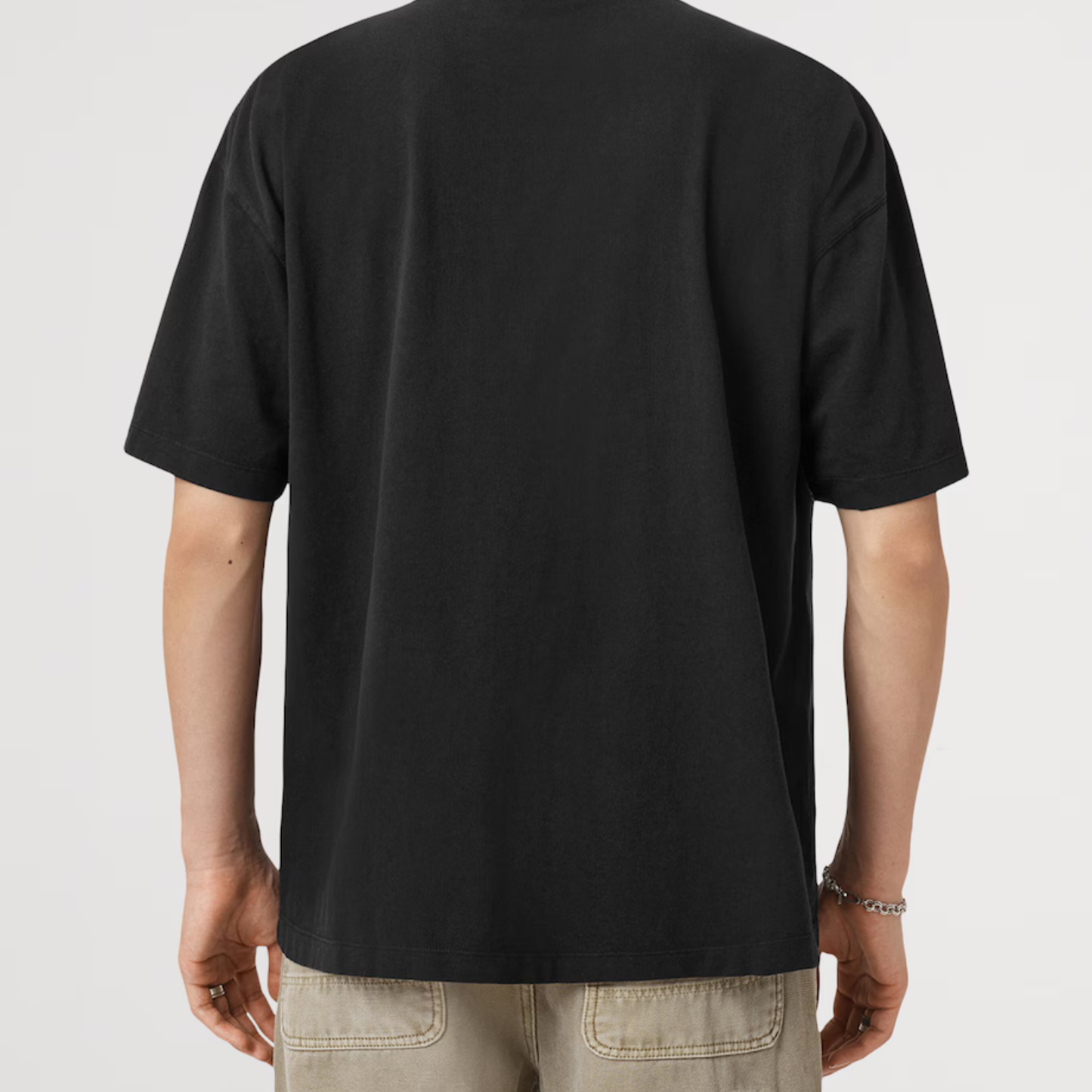 Tee All Saints Waved Jet Black