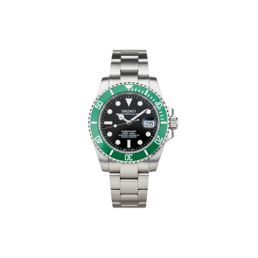 Seiko Mod 'Submariner' Carátula Negra