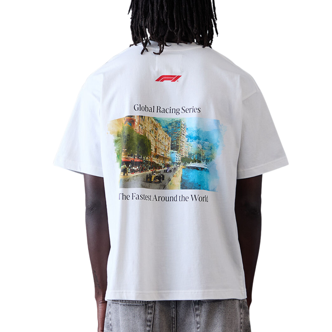 Tee F1 x Pacsun "MARINA" White