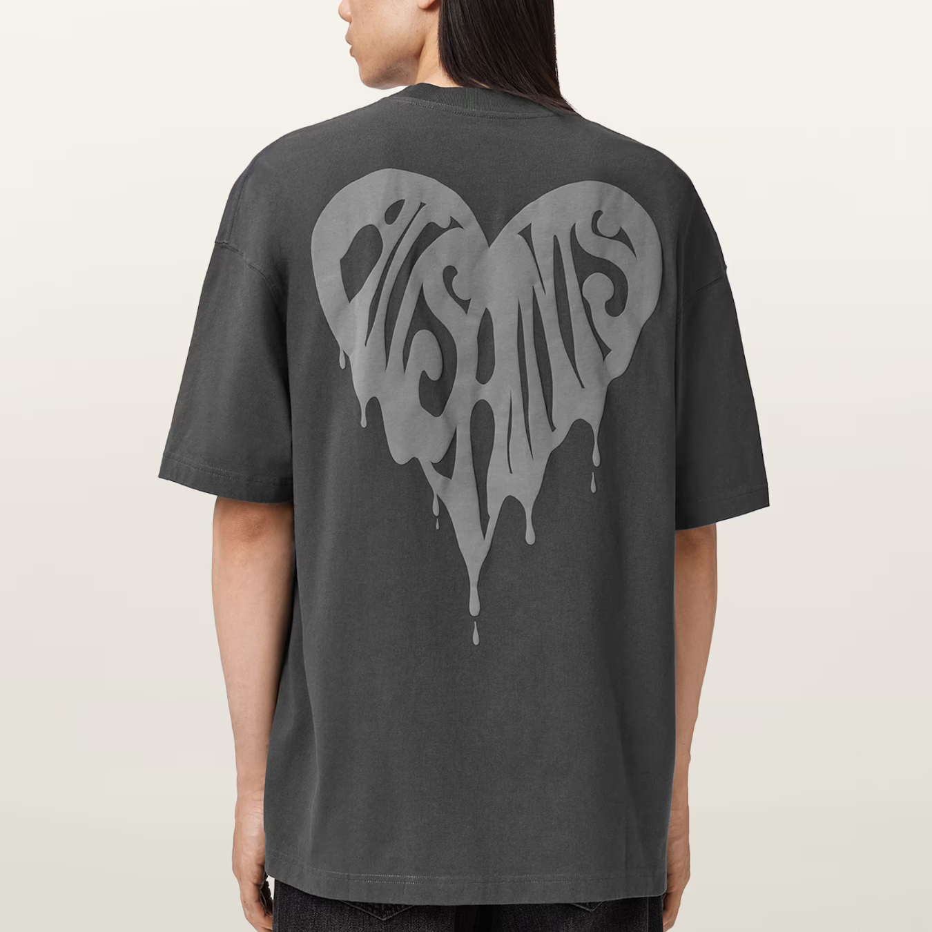 Tee All Saints Trip Wasehd Black