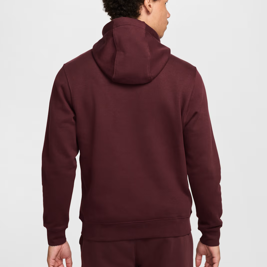 Hoodie Nike Logo Wine