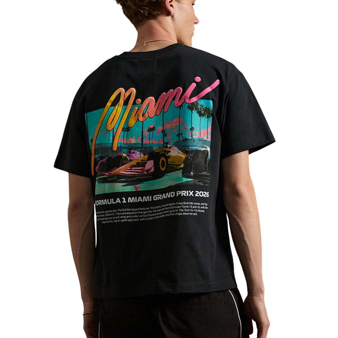 Tee F1 x Pacsun "Miami Full Lot" Black