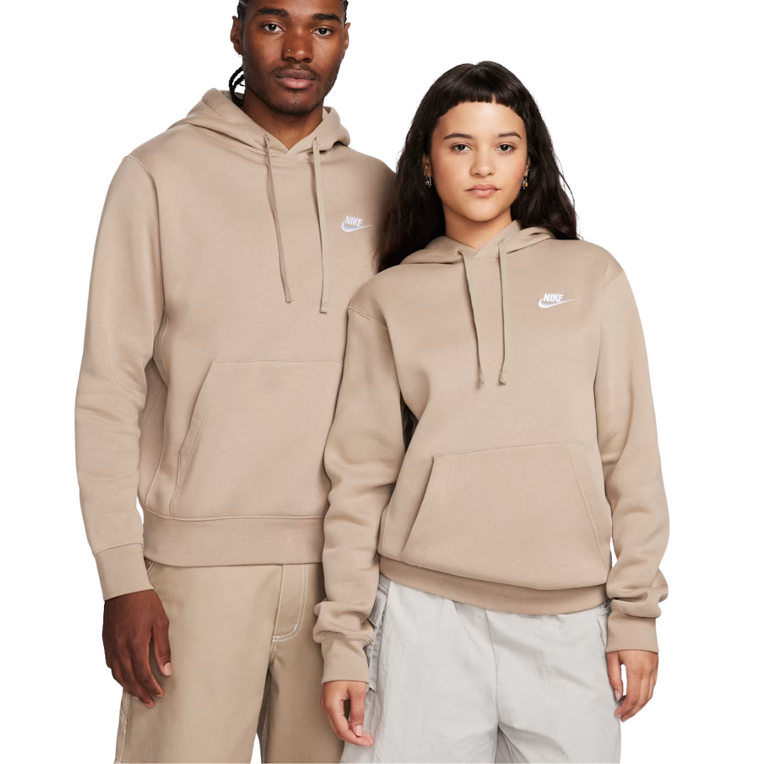 Hoodie Nike Logo Brown