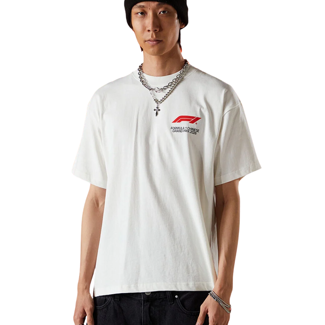 Tee F1 x Pacsun "SHANGHAI TAKEOVER" White