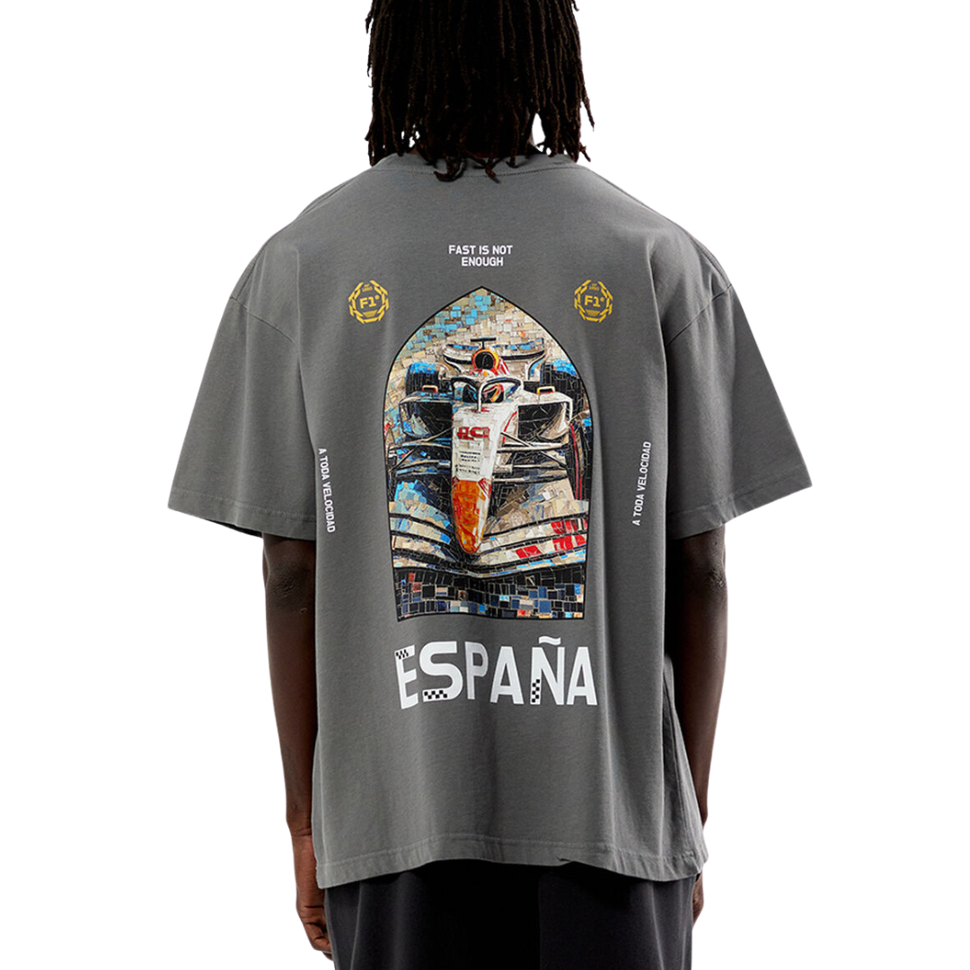 Tee F1 x Pacsun "Spain Mosaic" Grey