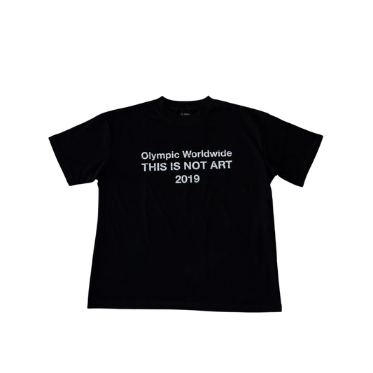 Tee Olympic "Black Crystals" Black