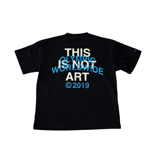 Tee Olympic "This Is Not Art" Black