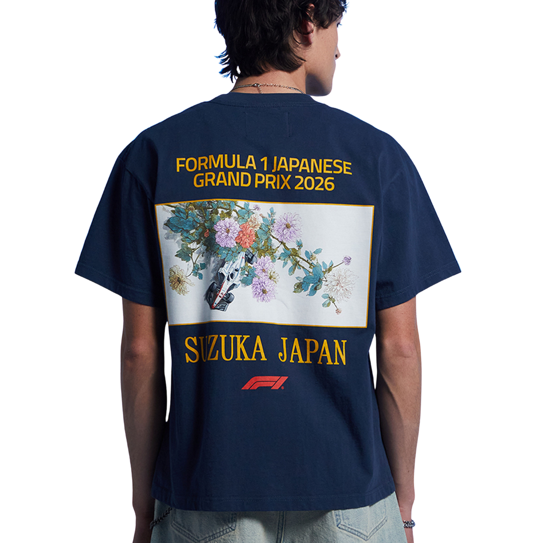 Tee F1 x Pacsun "BLOOM" Blue