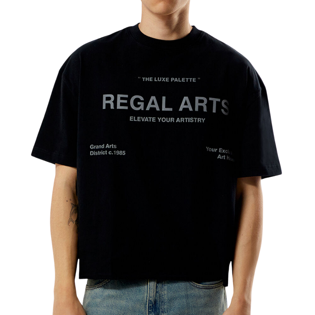 Tee Pacsun " Regal Arts" Black Reflective