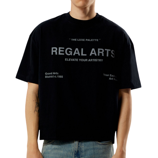 Tee Pacsun " Regal Arts" Black Reflective