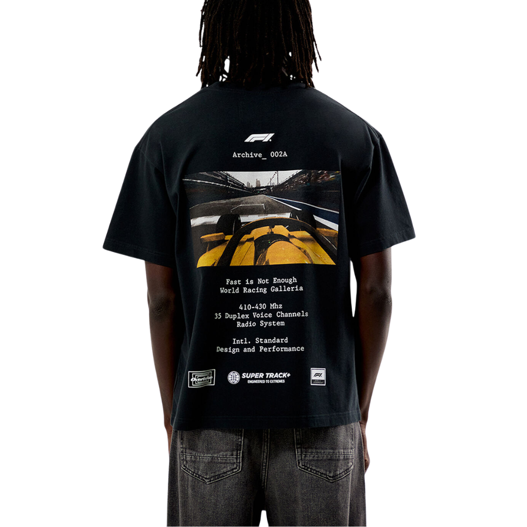Tee Pacsun x F1 "ARCHIVAL 001" Black