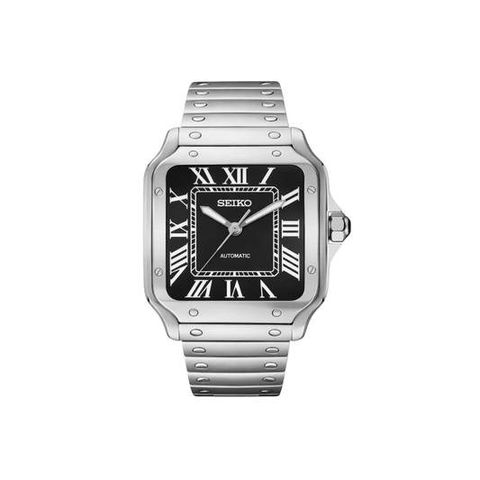 Seiko Mod "Santos" Carátula Negra
