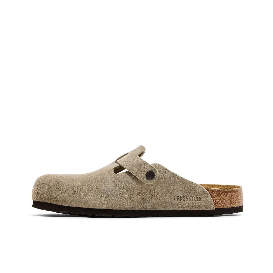Birkenstock Boston Taupe Suede