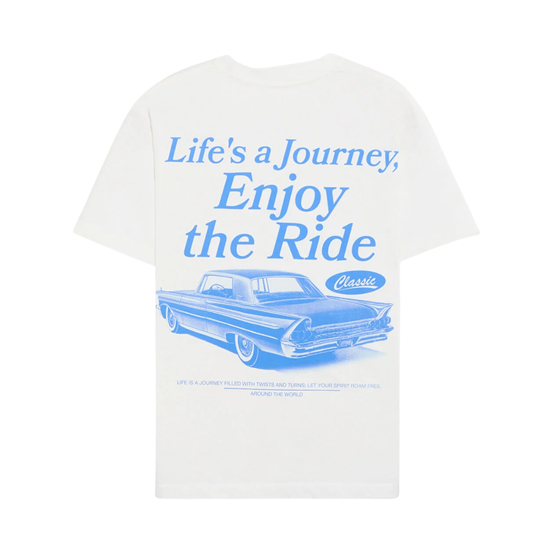 Tee Pacsun "Life's A Journey" White
