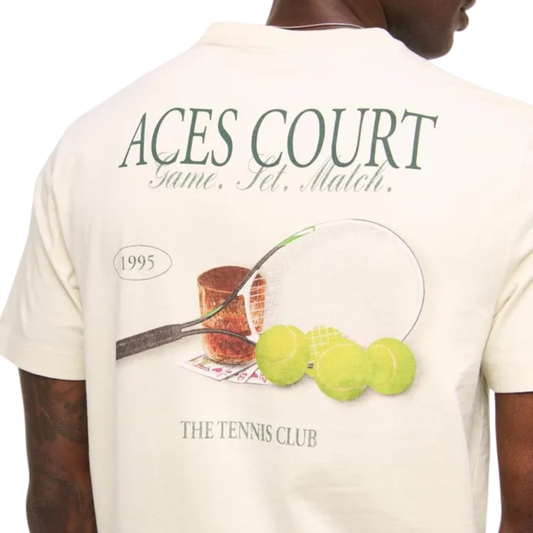 Tee Abercrombie & Fitch Aces Court Beige