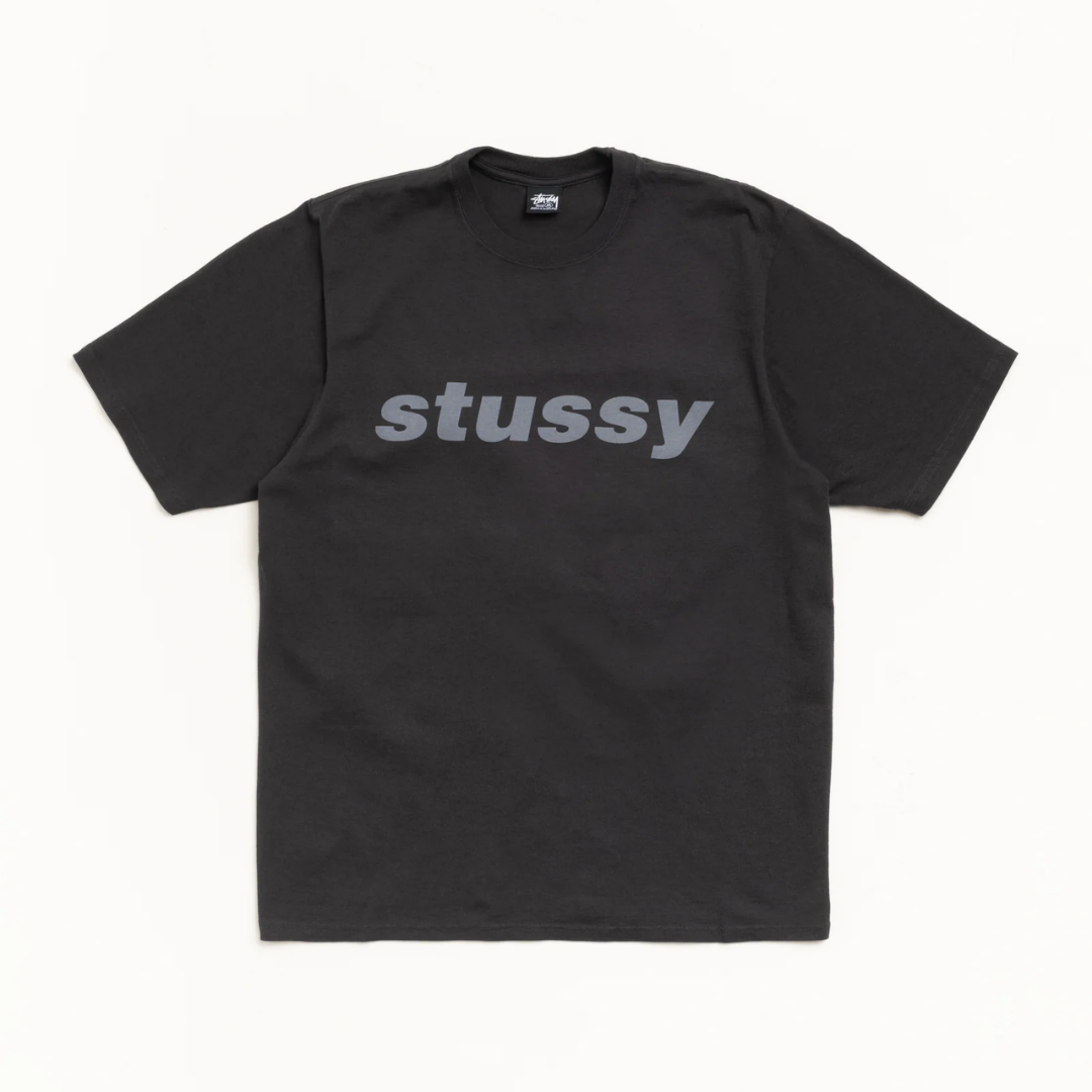 Tee Stussy "Shark Pig" Faded Black