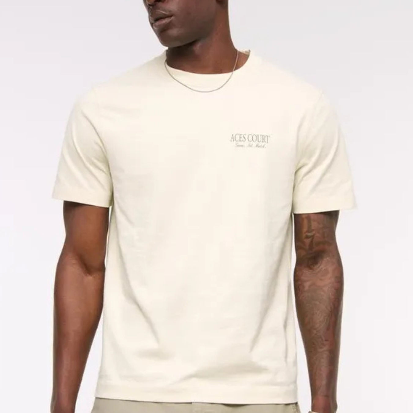 Tee Abercrombie & Fitch Aces Court Beige