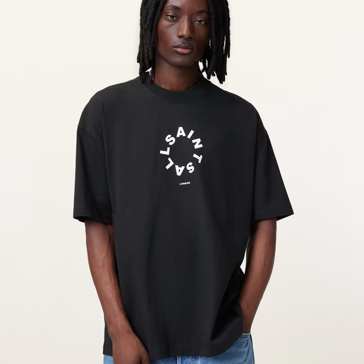 Tee All Saints Tierra Jet Black