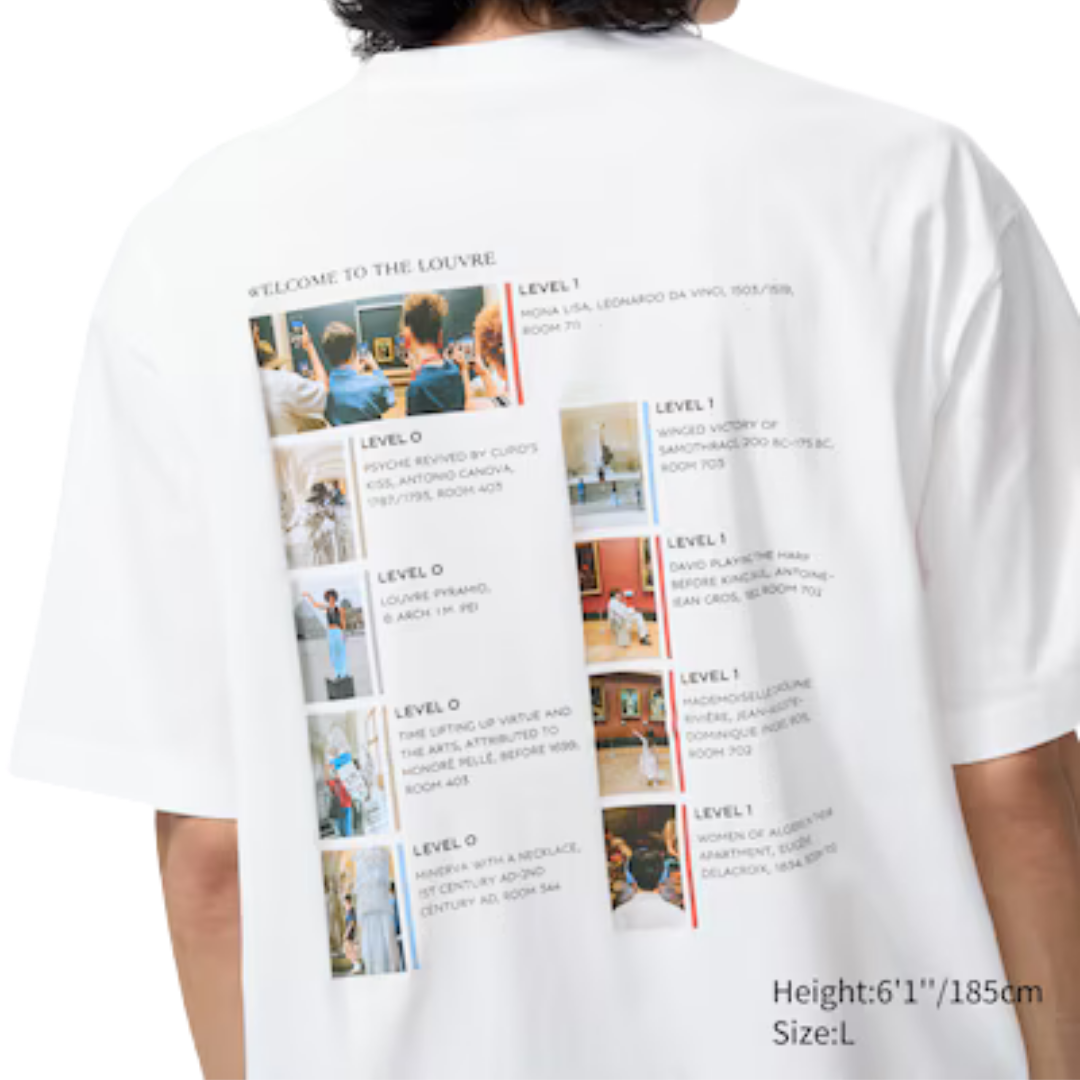 Tee Uniqlo x Louvre "Expo" White