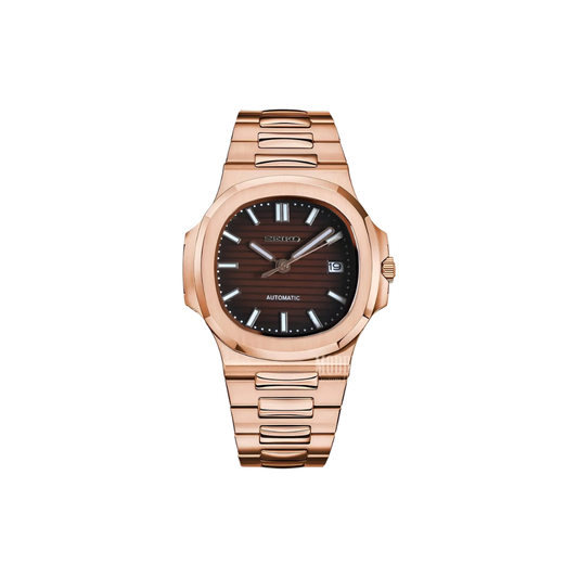 Seiko Mod 'Nautilus' Rose Gold