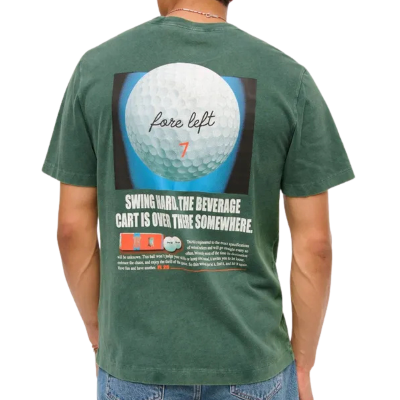 Tee Abercrombie & Fitch Fore Left Green